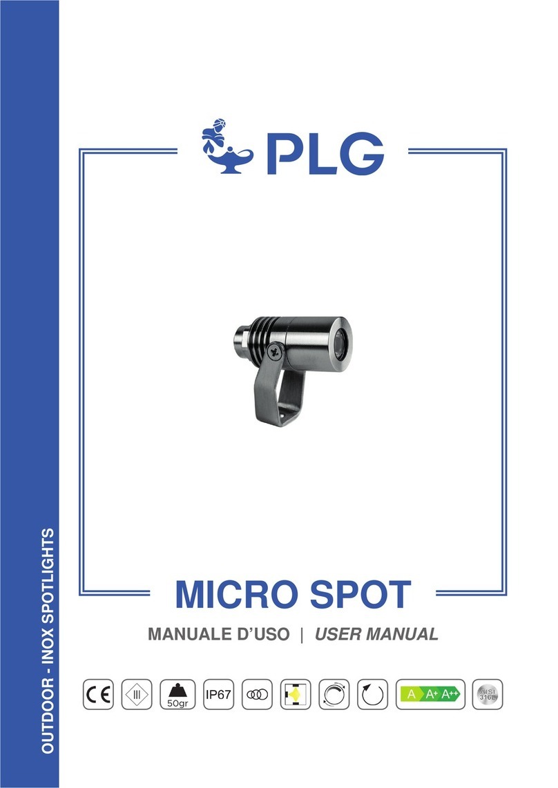 PLG MICRO SPOT Manuel utilisateur