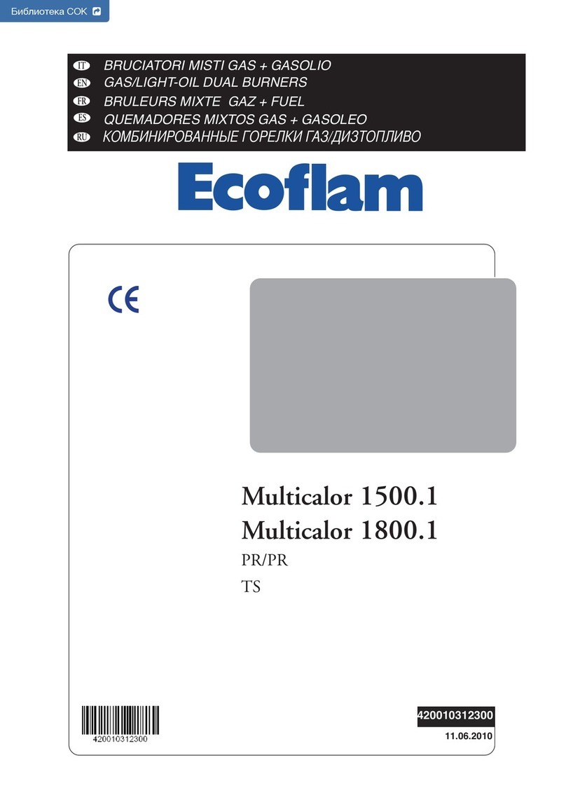 Ecoflam Multicalor 1500.1 Manuel utilisateur