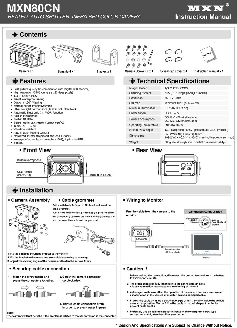 MXN 80CN Manuel utilisateur