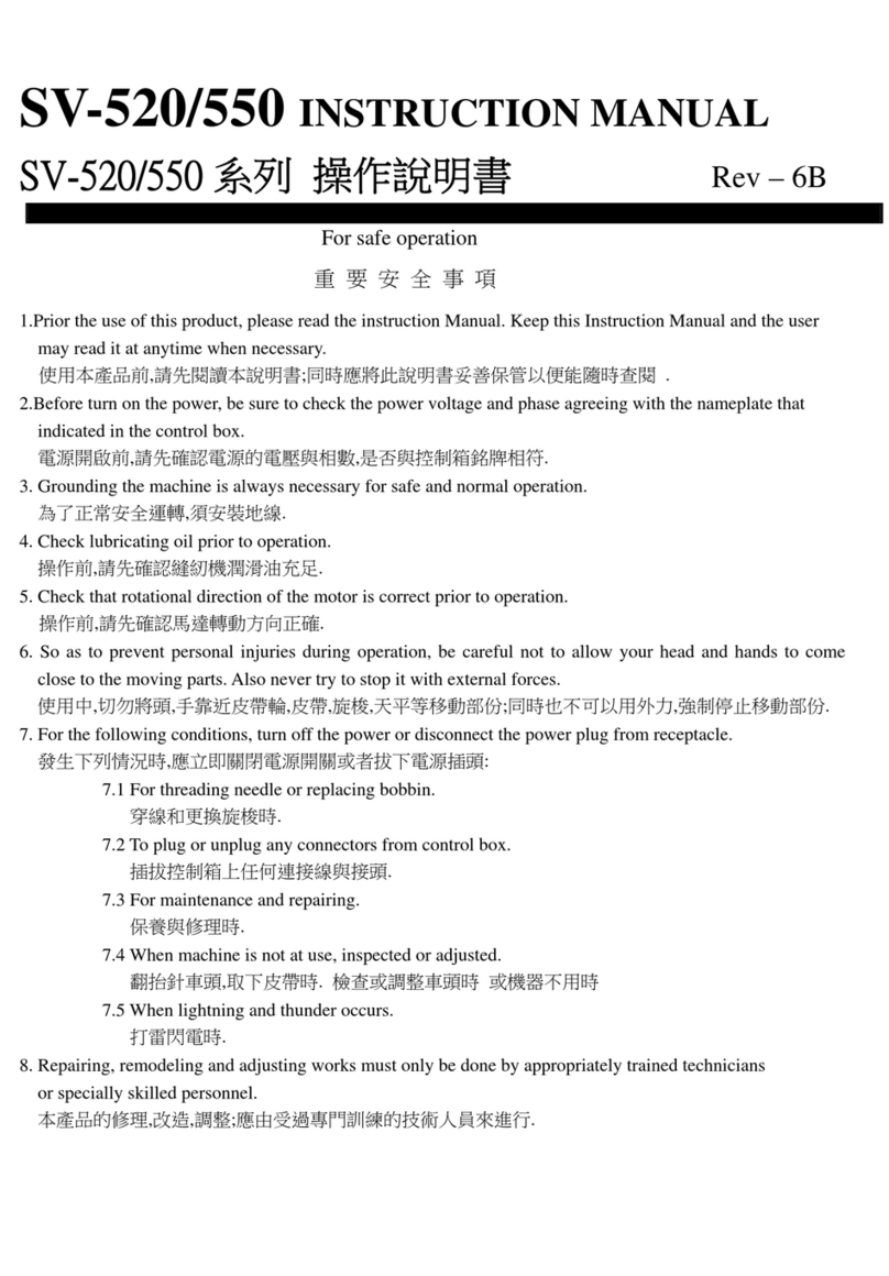 ISM SV-520 Manuel utilisateur