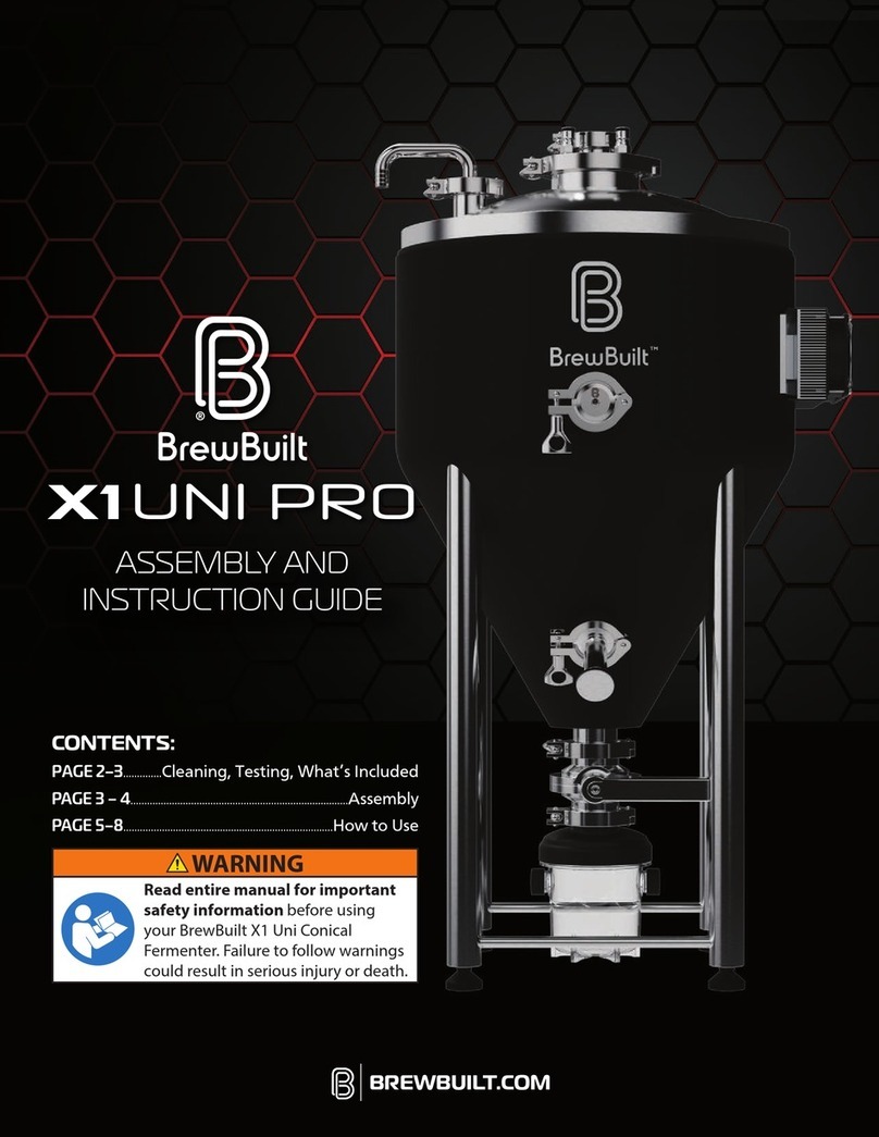 BrewBuilt X1 UNI PRO Manuel utilisateur