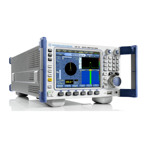 Rohde & Schwarz DDF205 Manuel utilisateur