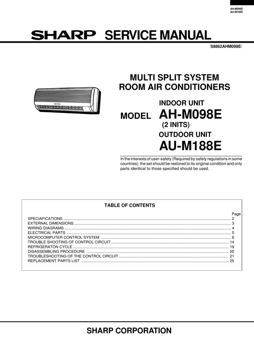 Sharp AH-M098E Manuel utilisateur