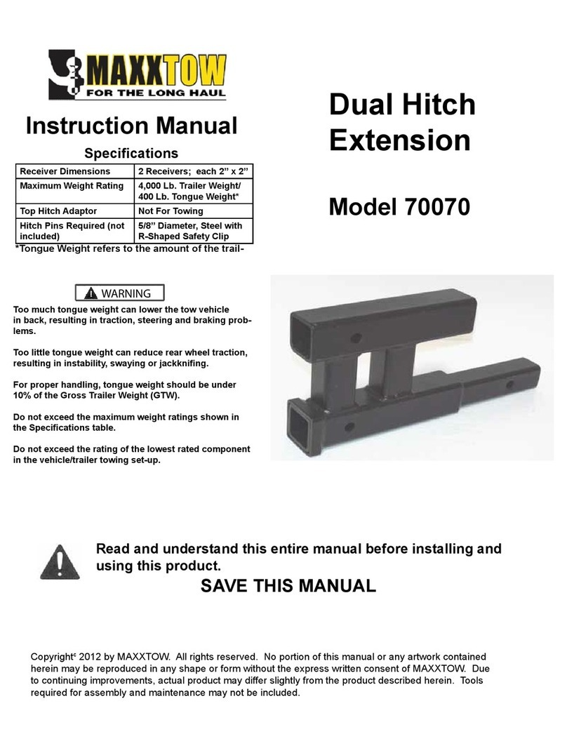MAXXTOW 70070 Manuel utilisateur