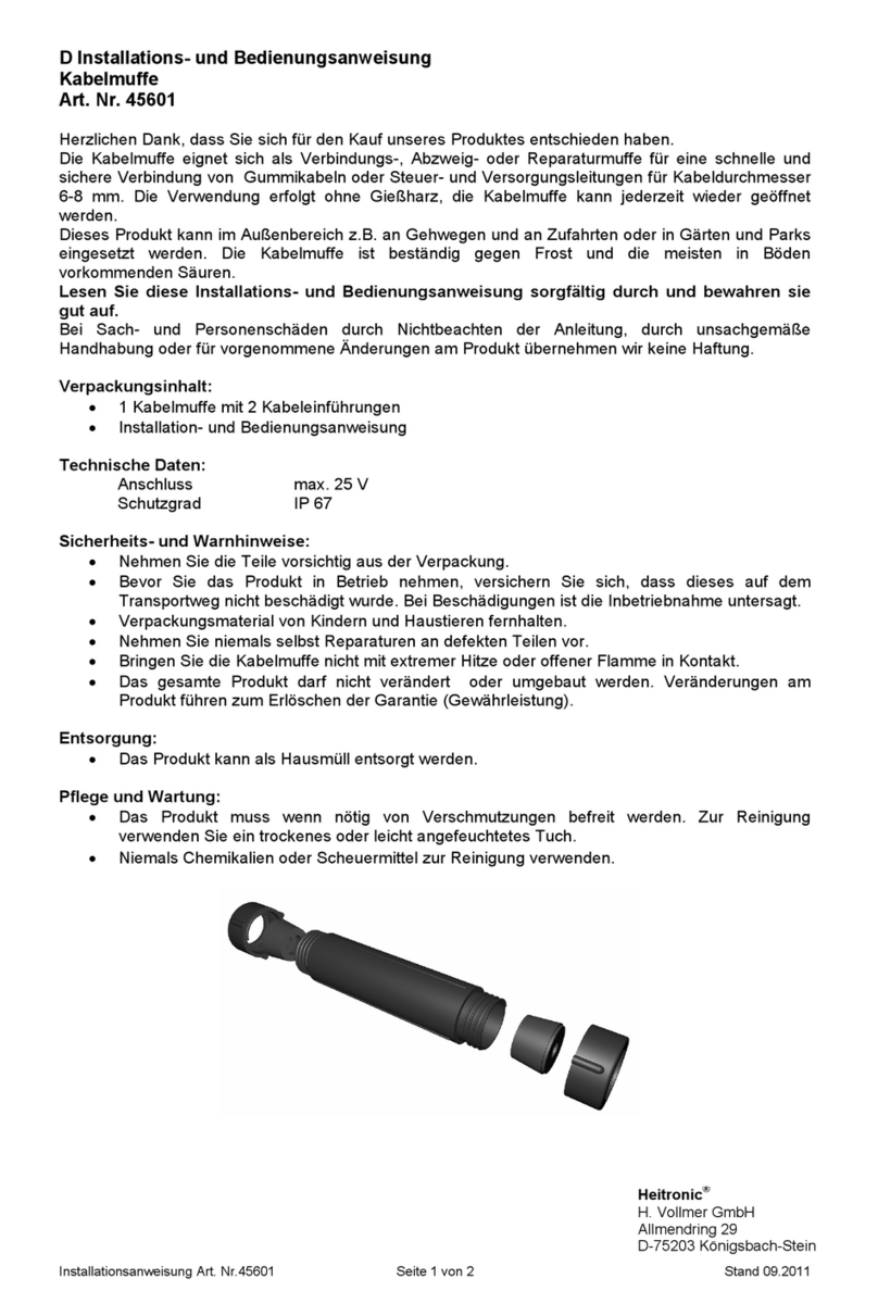 Heitronic 45601 Manuel utilisateur Heitronic 45601 Manuel utilisateur