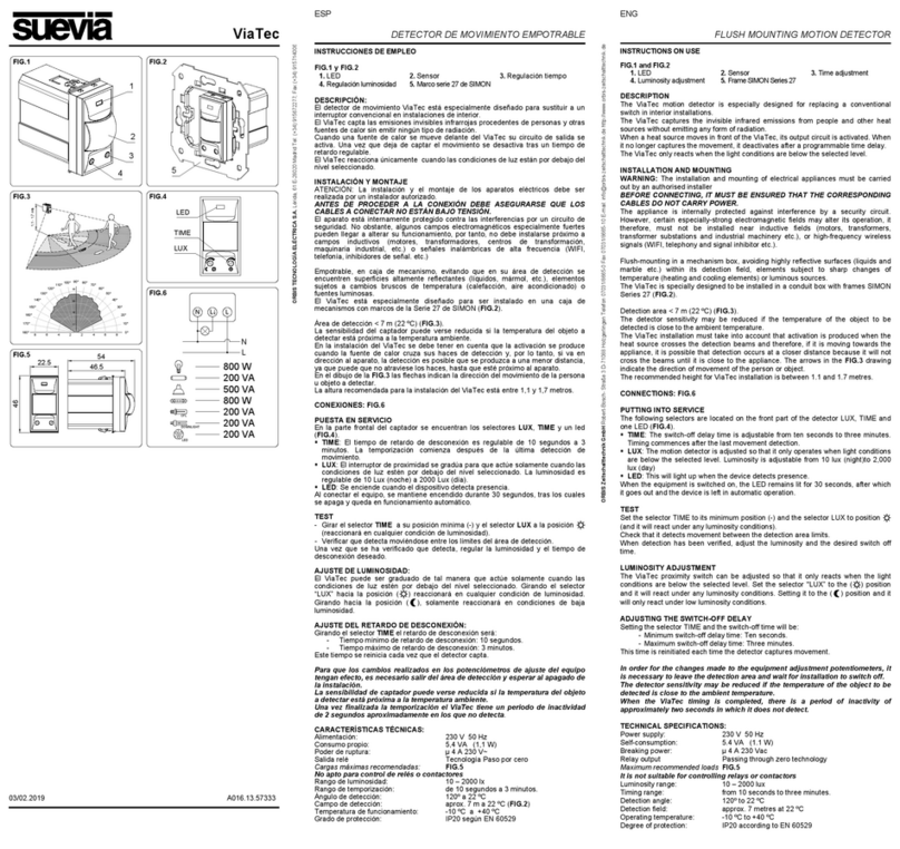 Suevia ViaTec Manuel utilisateur