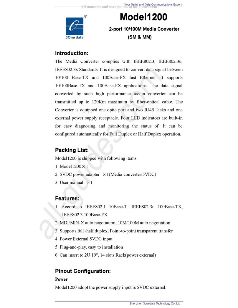 3One data 1200 Manuel utilisateur 3One data 1200 Manuel utilisateur