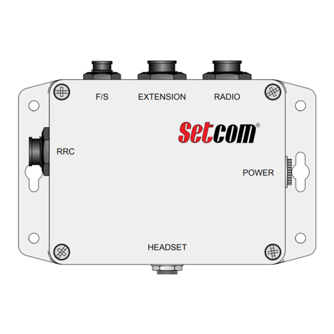 Setcom MS-900SP Manuel utilisateur Setcom MS-900SP Manuel utilisateur