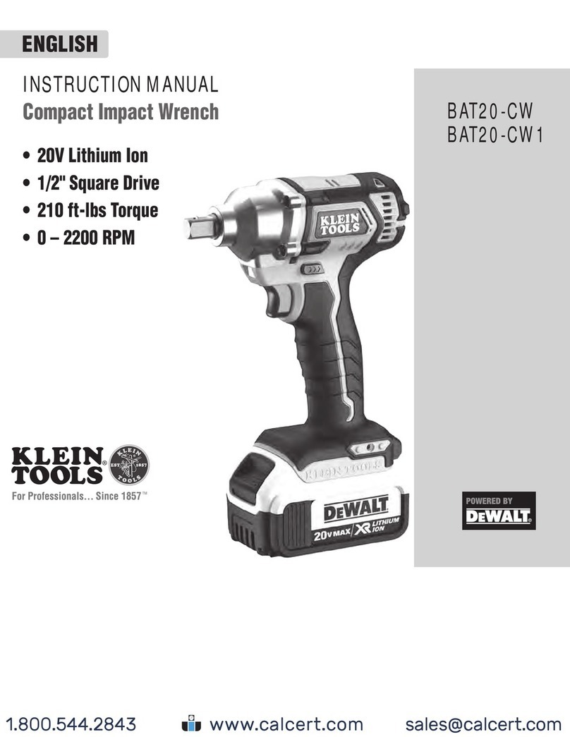 Klein Tools BAT20-CW Manuel utilisateur