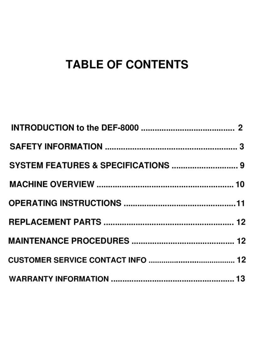 FLO-DYNAMICS DEF-8000 Manuel utilisateur