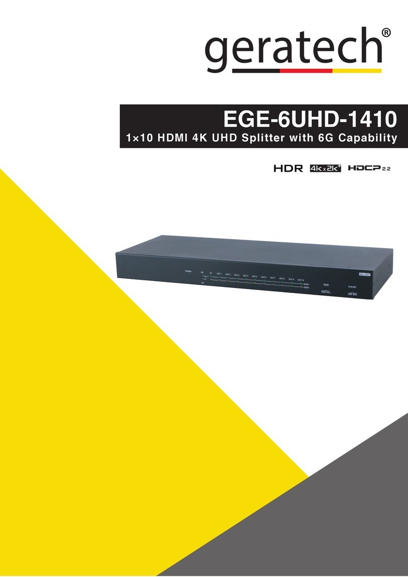 geratech EGE-6UHD-1410 Manuel utilisateur