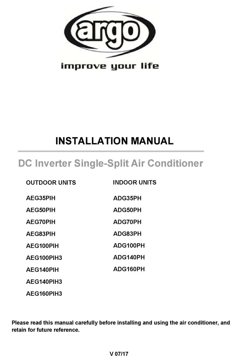 Argo ADG35PH Manuel utilisateur Argo ADG35PH Manuel utilisateur