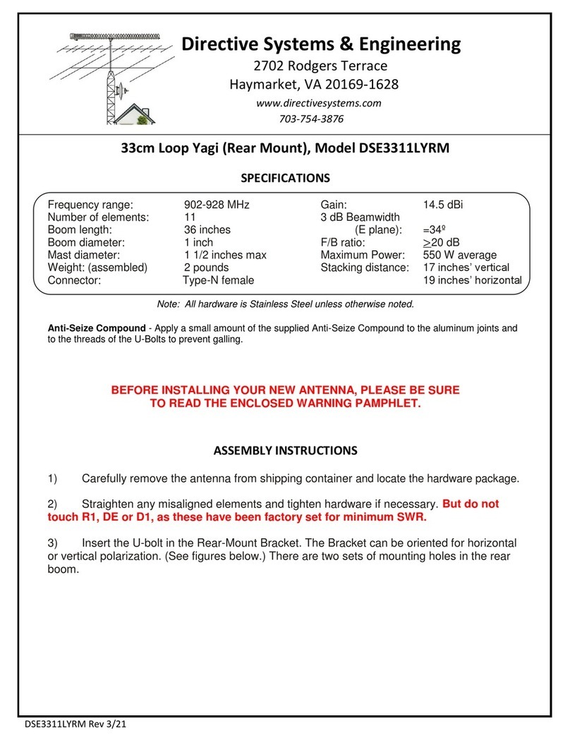 Directive Systems & Engineering DSE3311LYRM Manuel utilisateur