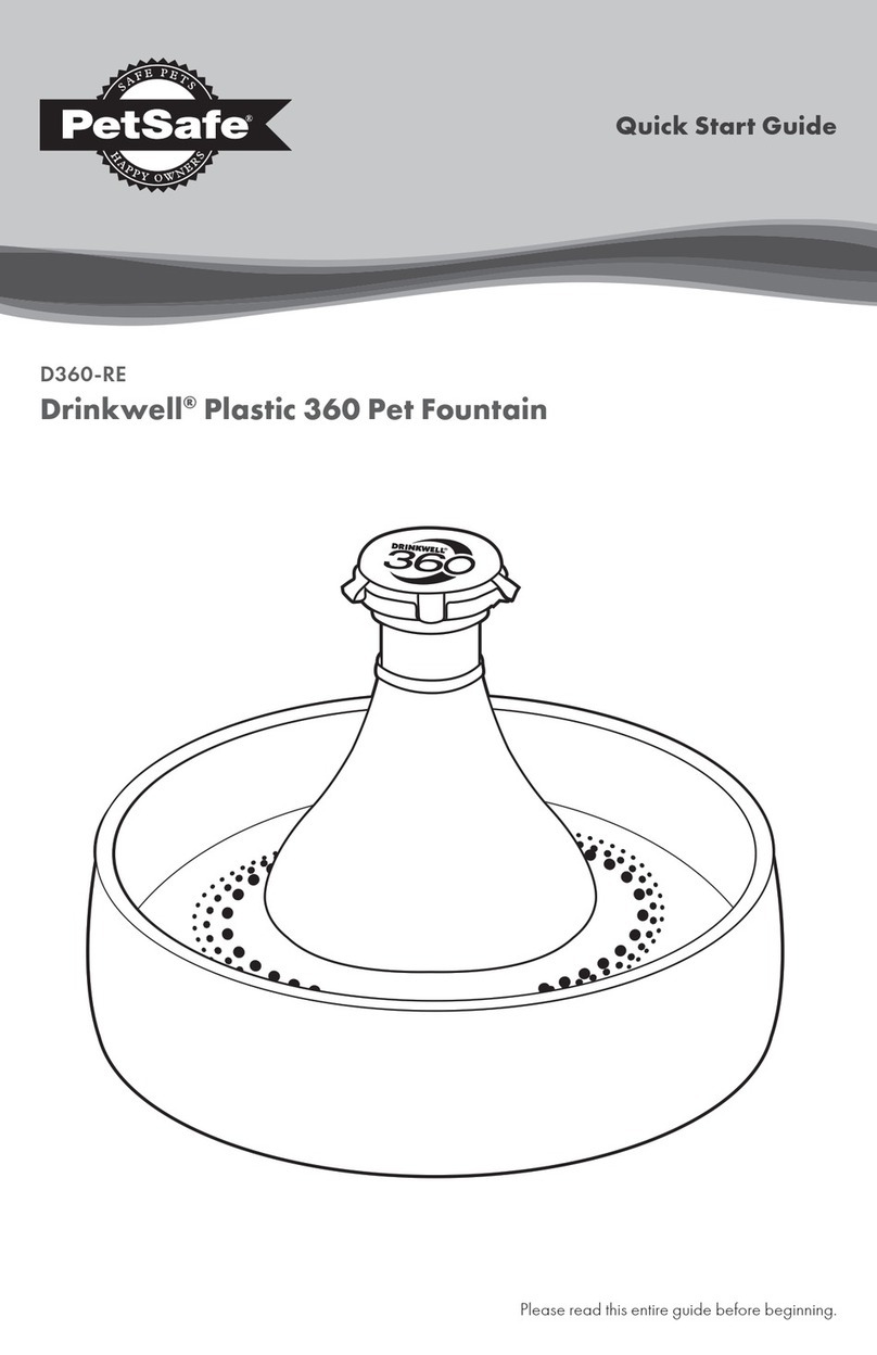Petsafe Drinkwell 360 Manuel utilisateur