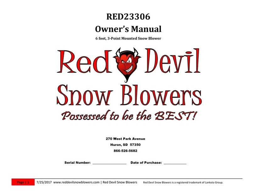 RED DEVIL RED23306 Manuel utilisateur