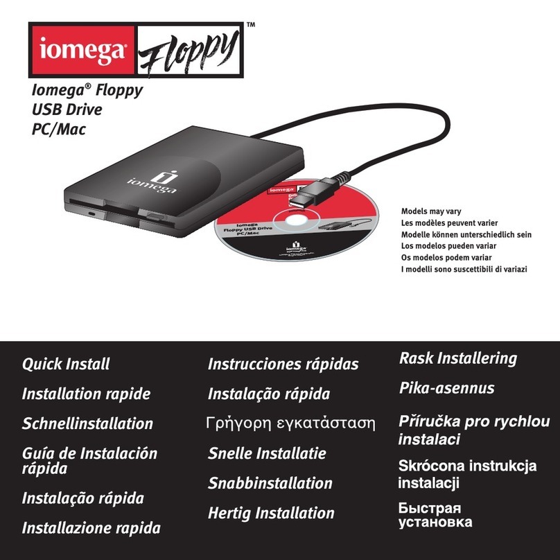 Iomega Floppy USB Drive Instructions d'utilisation