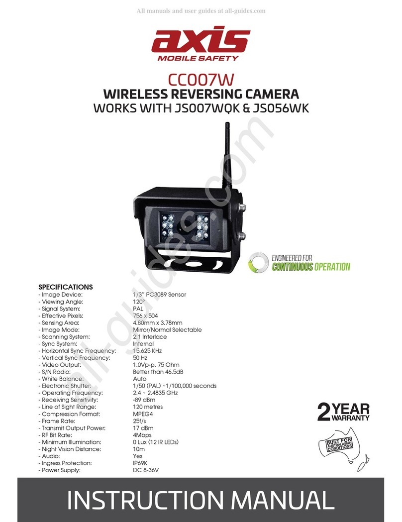 Axis CC007W Manuel utilisateur