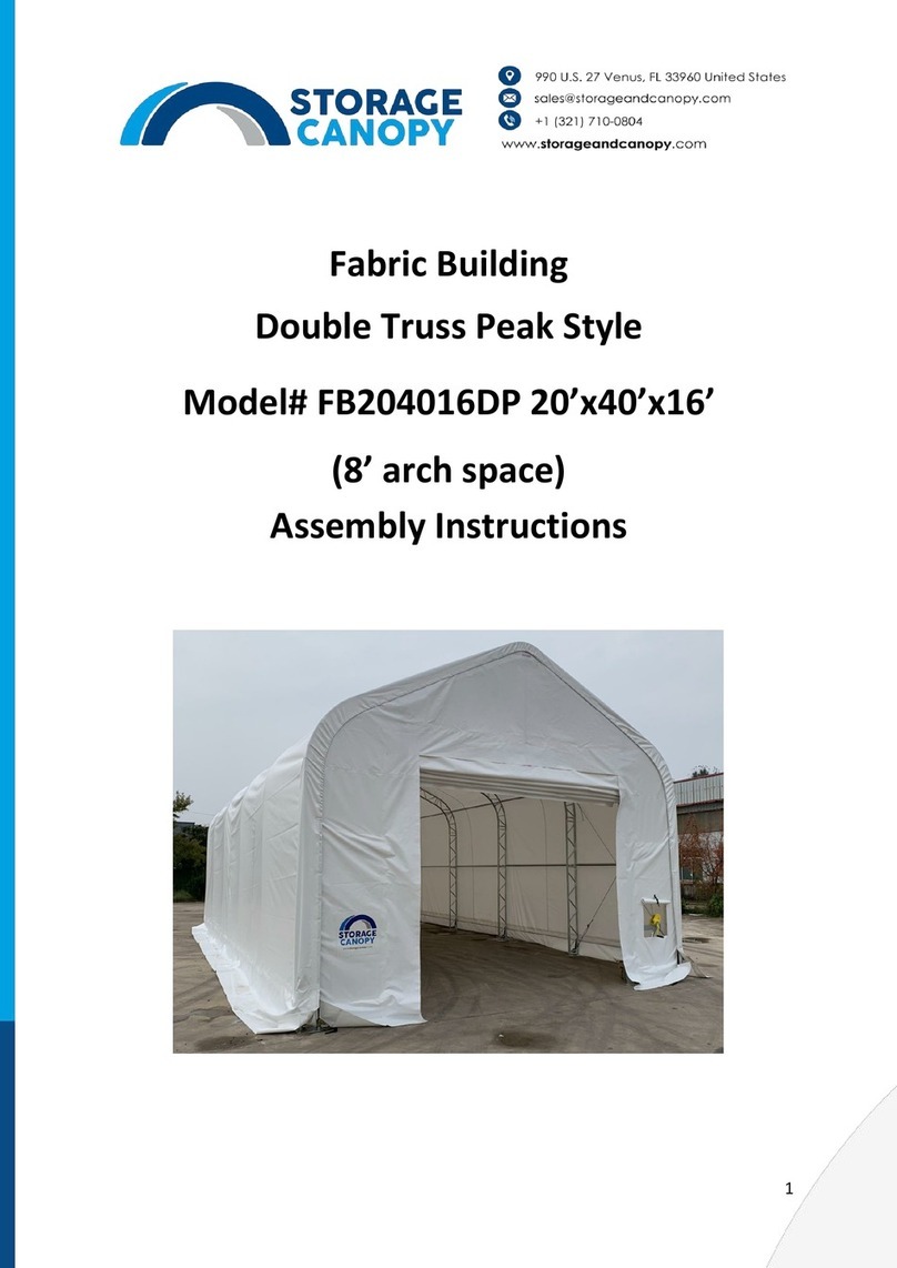 Storage Canopy FB204016DP Manuel utilisateur