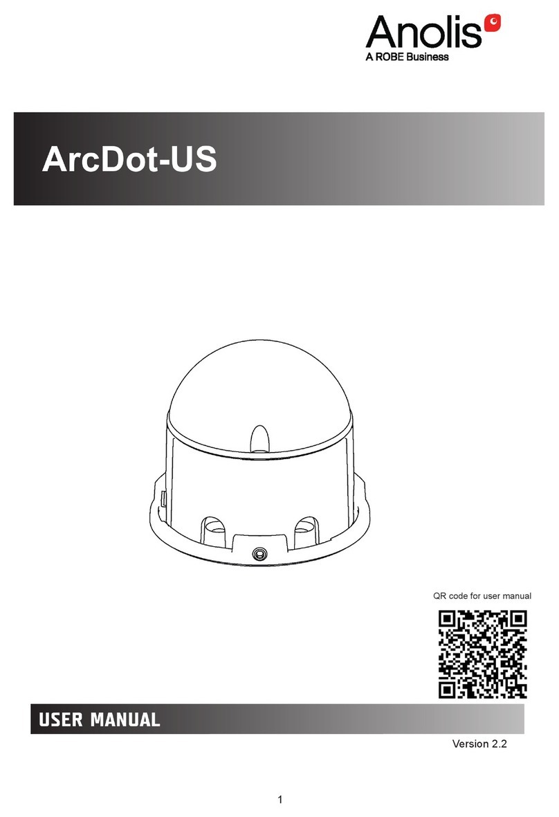 Robe Anolis ArcDot-US Manuel utilisateur Robe Anolis ArcDot-US Manuel utilisateur