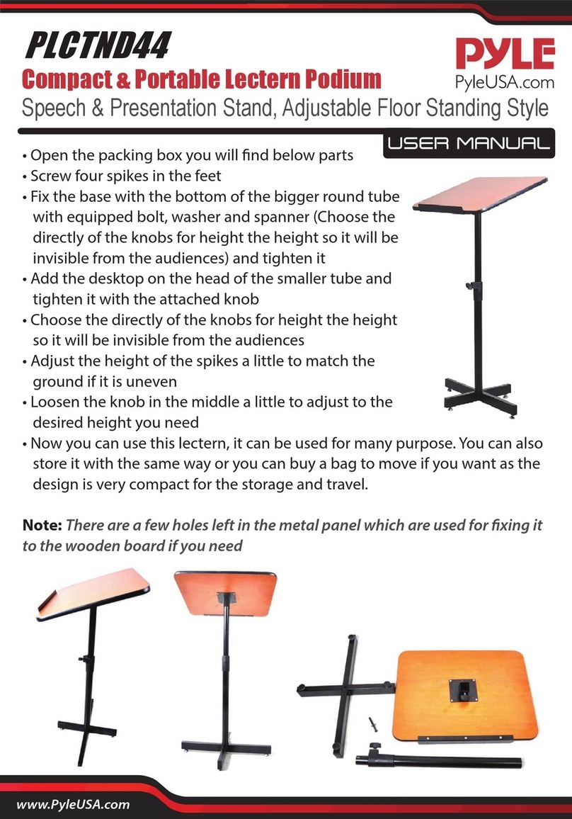 Pyle PLCTND44 Manuel utilisateur