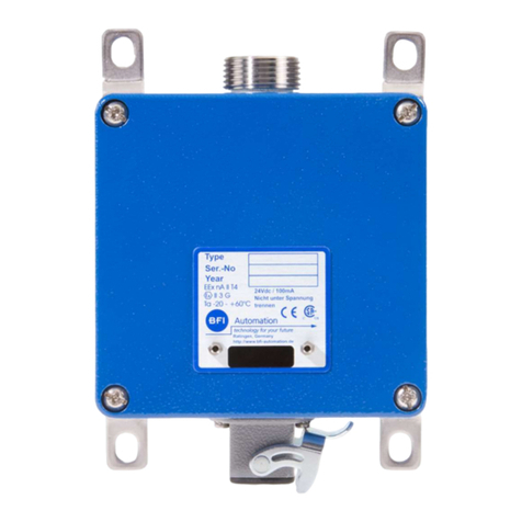 BFI Automation CFC 3000L Manuel utilisateur