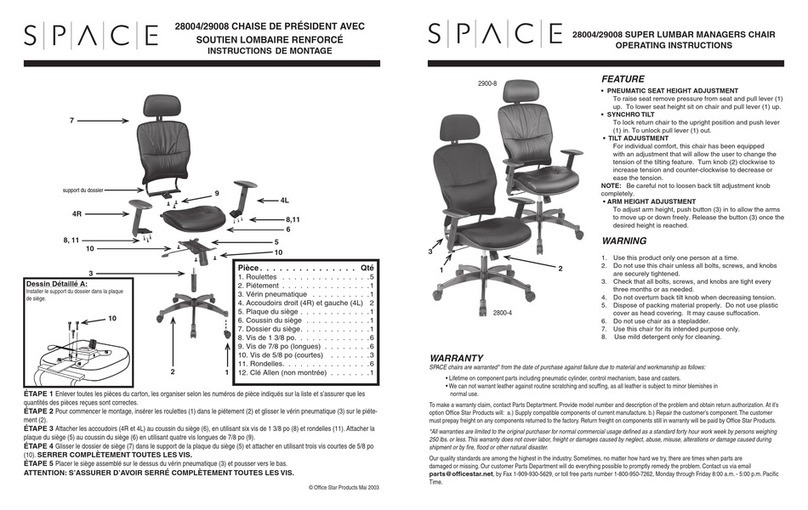 Space 28004 Manuel utilisateur