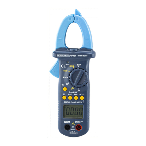 BorMann PRO BDC3000 Manuel utilisateur