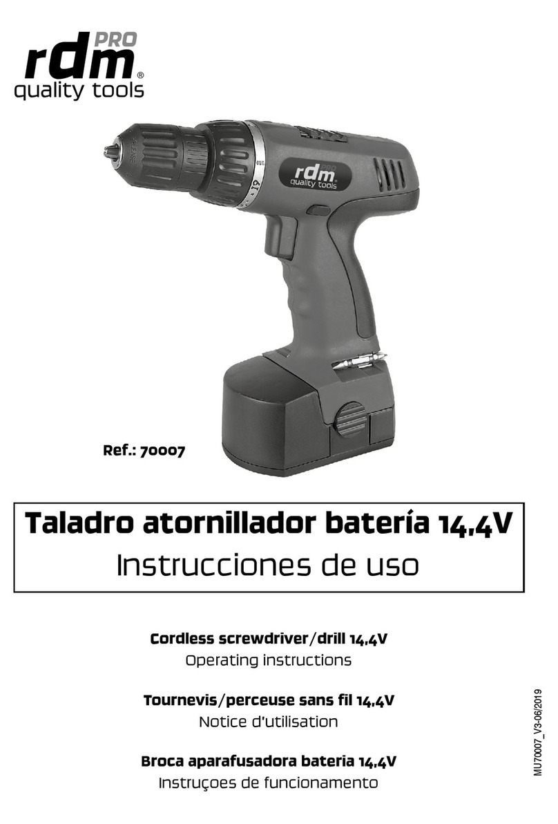 RDM Pro 70007 Manuel utilisateur