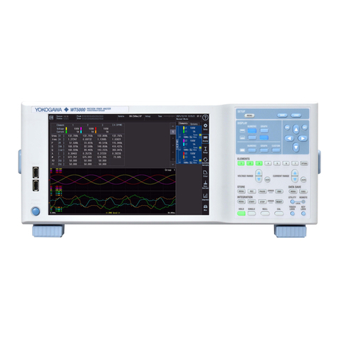YOKOGAWA WT5000 Manuel utilisateur