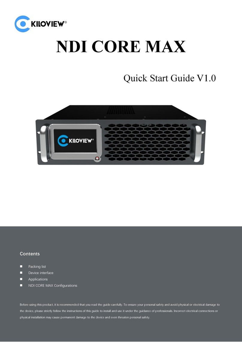 Kiloview NDI CORE MAX Manuel utilisateur