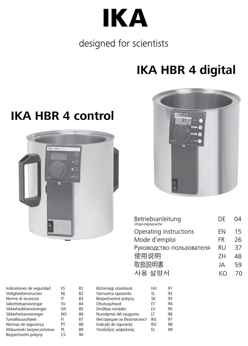 IKA HBR 4 control Manuel utilisateur