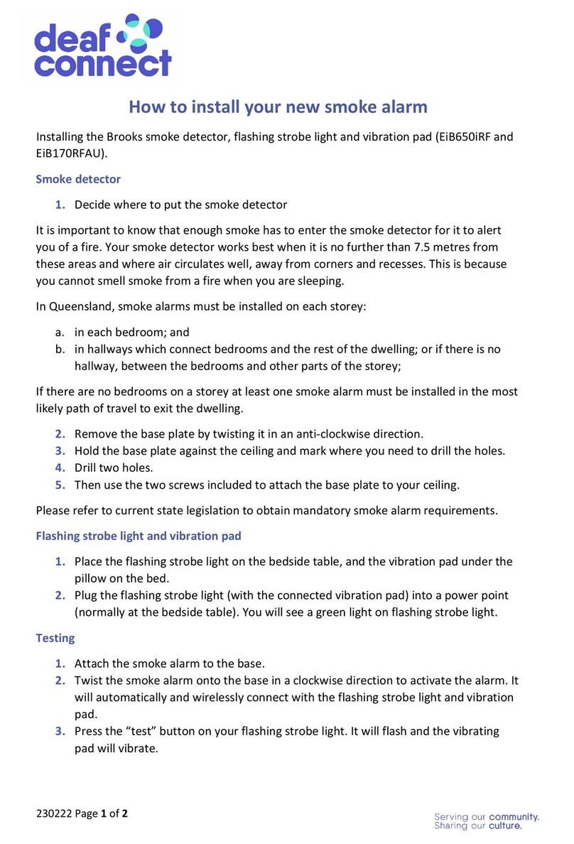 Brooks EIB170RFAU Feuille d'instructions