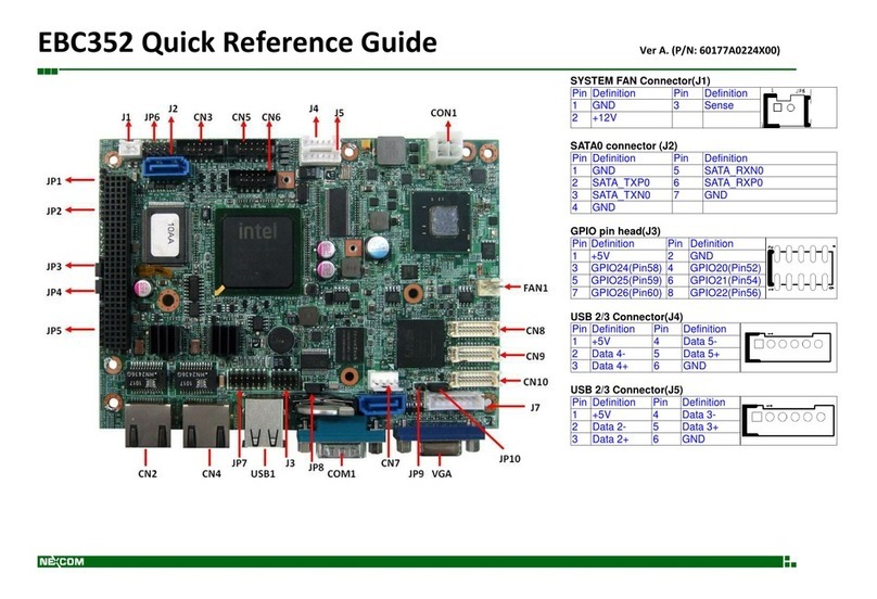 Nexcom EBC 352 Manuel utilisateur