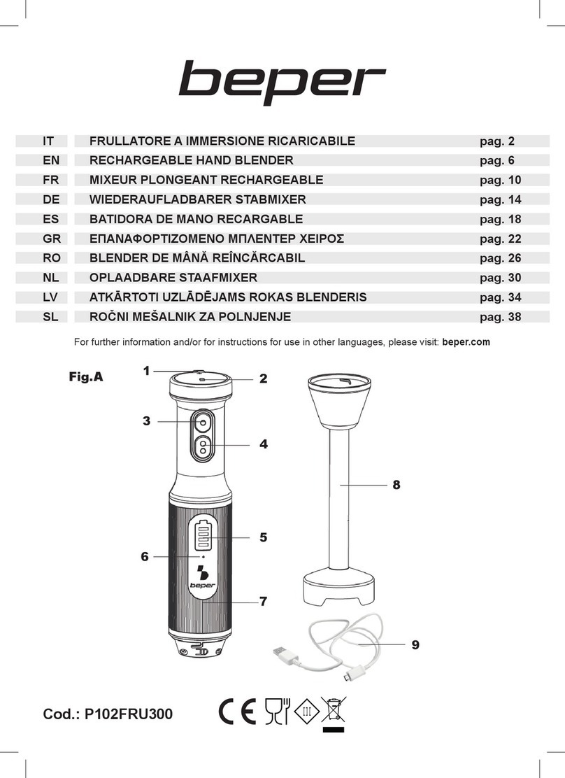 Beper P102FRU300 Manuel utilisateur