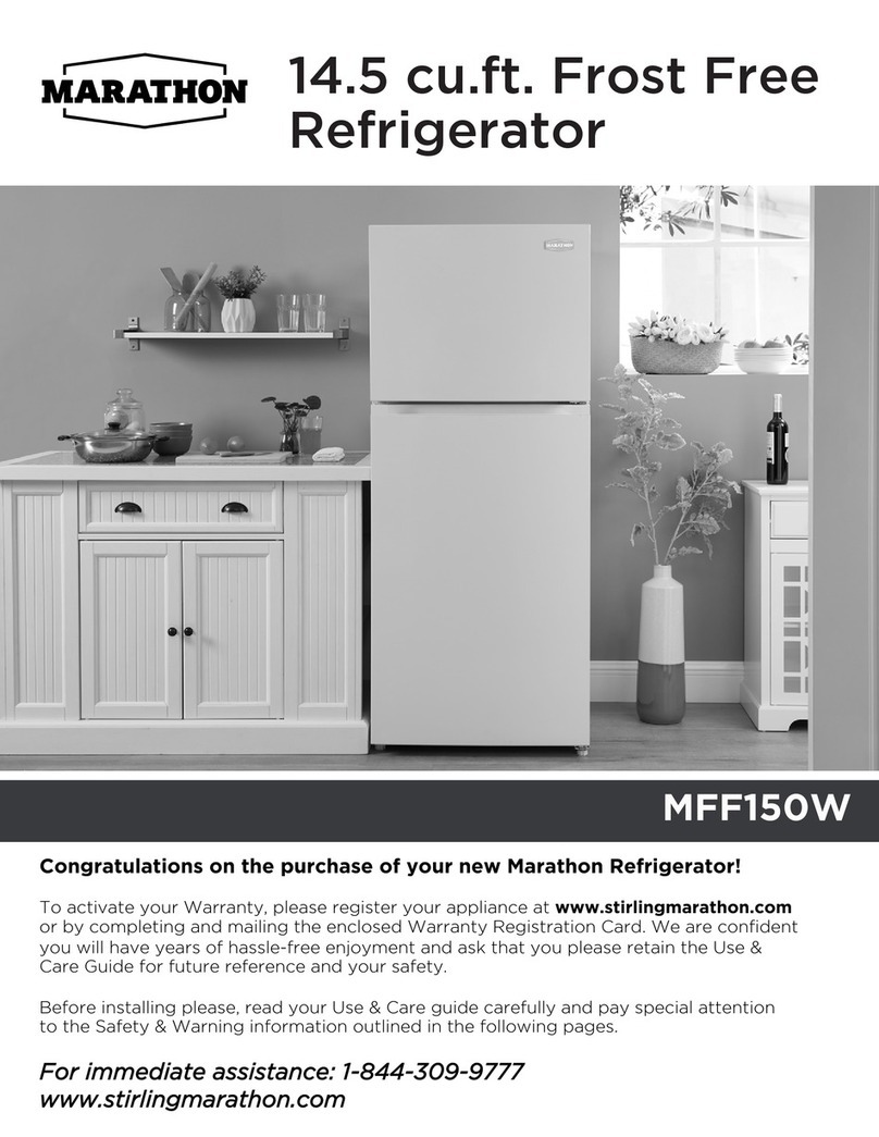 Marathon MFF150W Manuel utilisateur