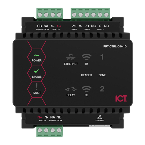 ICT PRT-WX-DIN-1D Manuel utilisateur