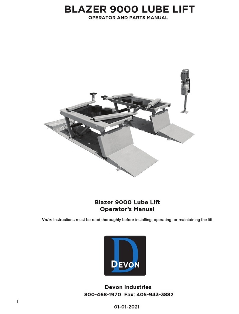 Devon BLAZER 9000 Manuel utilisateur Devon BLAZER 9000 Manuel utilisateur