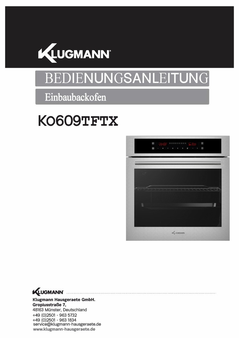 Klugmann KO609TFTX Manuel utilisateur