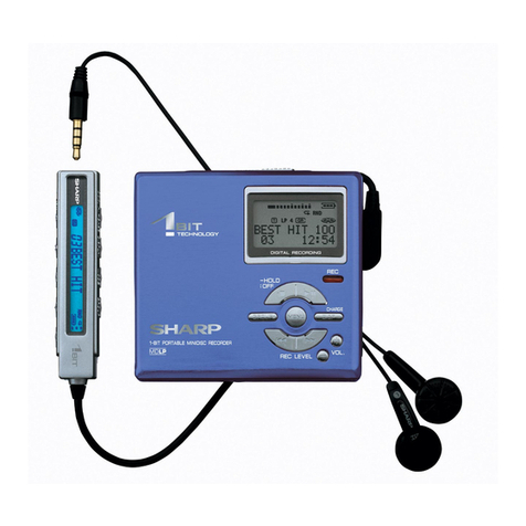 Sharp MD-DR470HS Manuel utilisateur