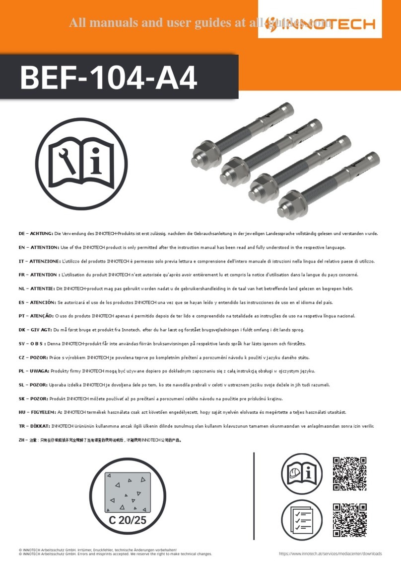 Innotech BEF-104-A4 Manuel utilisateur