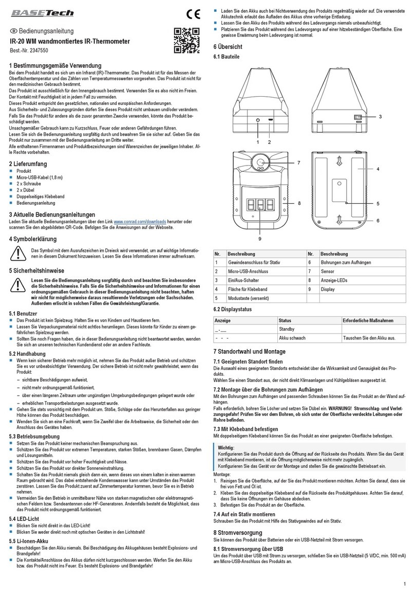 BASETech 2347550 Manuel utilisateur