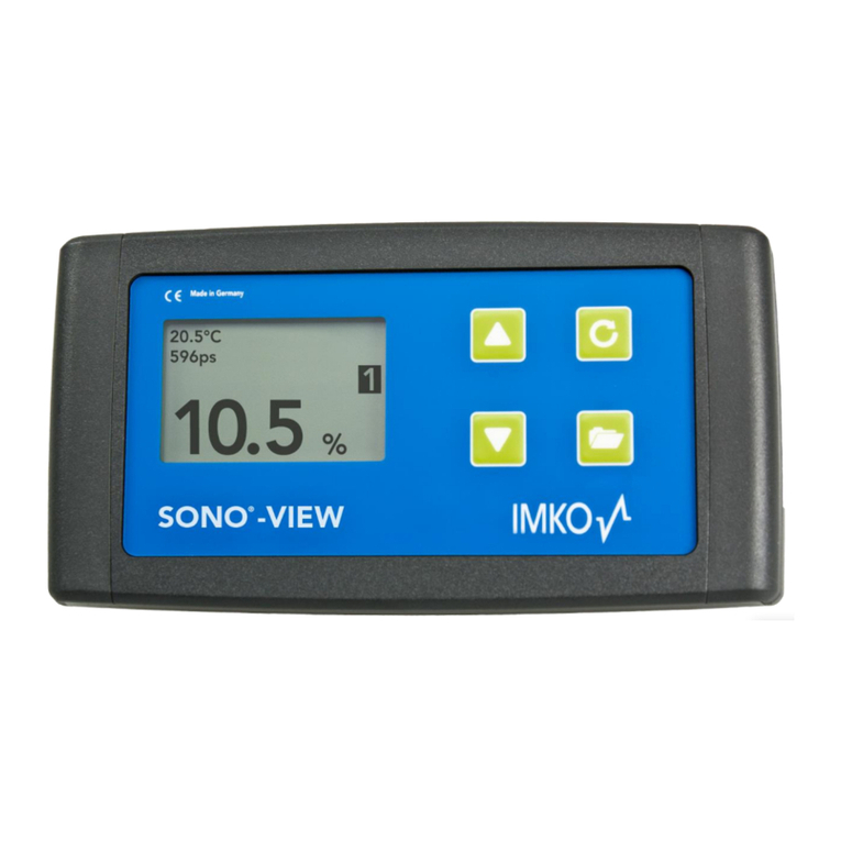 IMKO SONO-VIEW Manuel utilisateur