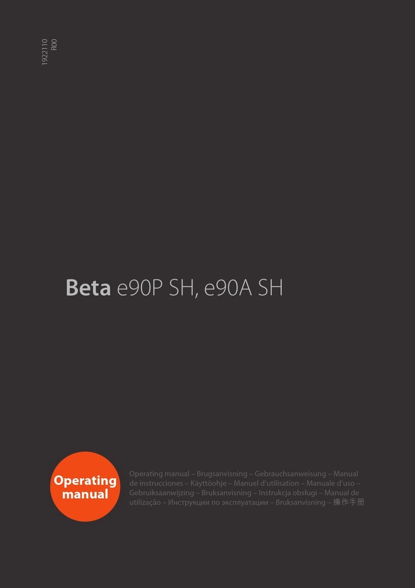 Kemppi Beta e90P SH Manuel utilisateur