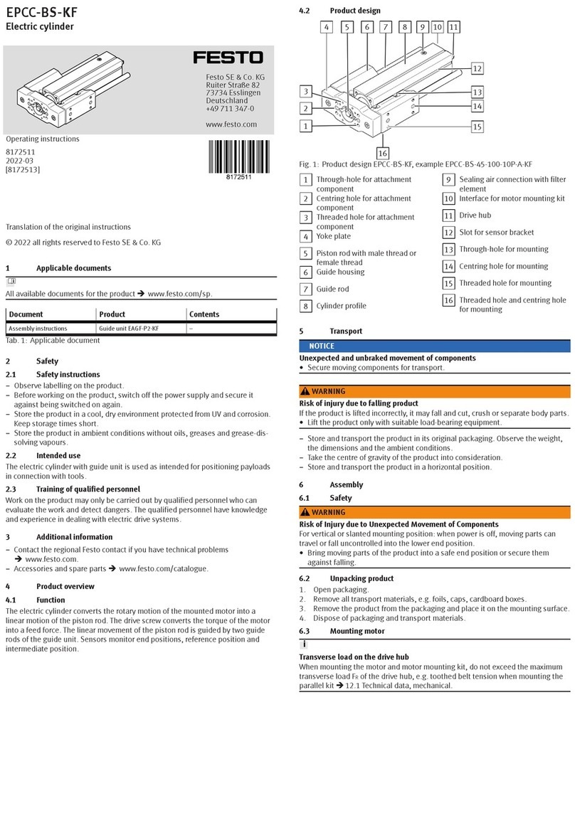 Festo EPCC-BS-KF Manuel utilisateur