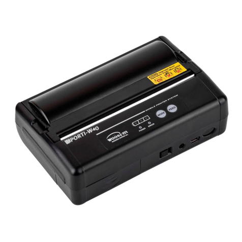 WOOSIM WSP-W40 Manuel utilisateur