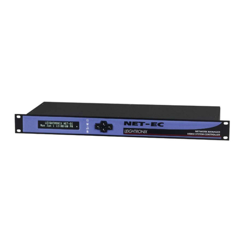 Leightronix NET-EC Guide de l'utilisateur