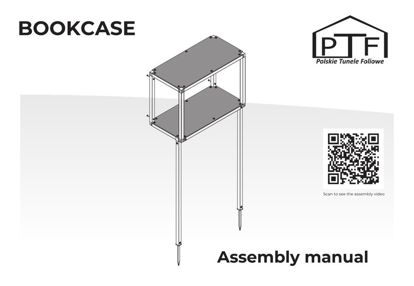 PTF BOOKCASE Manuel utilisateur