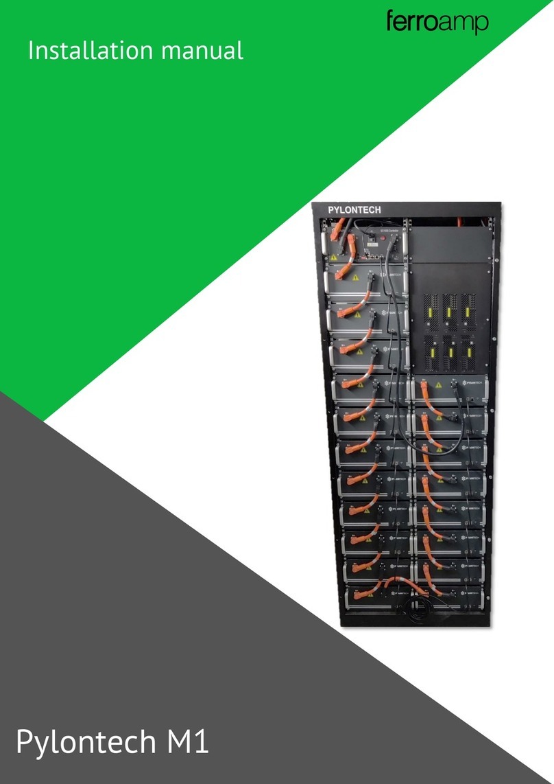 ferroamp Pylontech M1 Manuel utilisateur ferroamp Pylontech M1 Manuel utilisateur