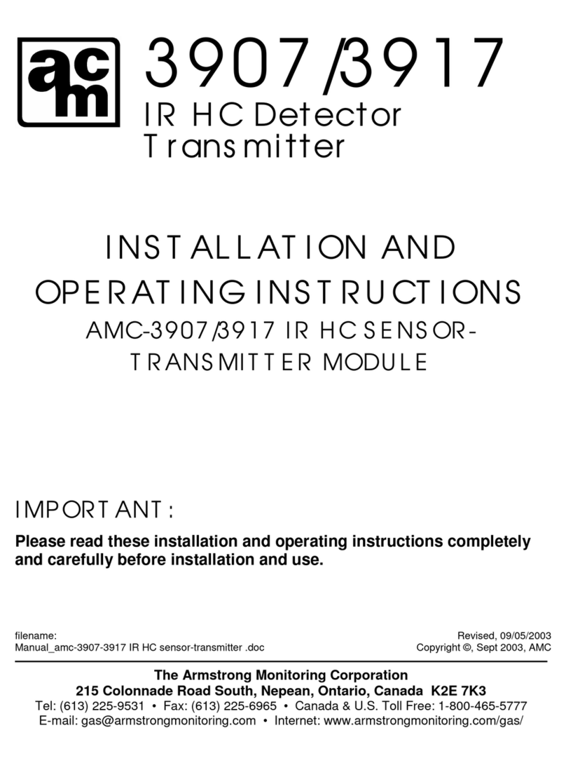 ACM 3907 Manuel utilisateur ACM 3907 Manuel utilisateur