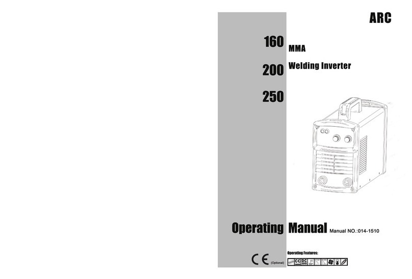 ARC 160 Manuel utilisateur